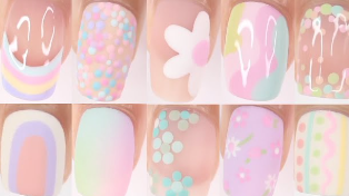 Pastel:9ymk6puzxay= Spring Nails