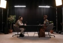 podcast hosts discuss topics